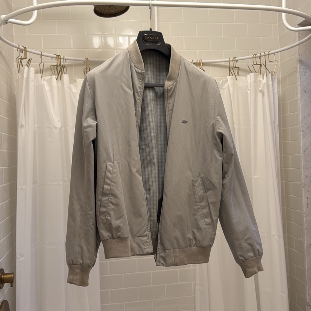 Lacoste Reversible Vintage Bomber Jacket